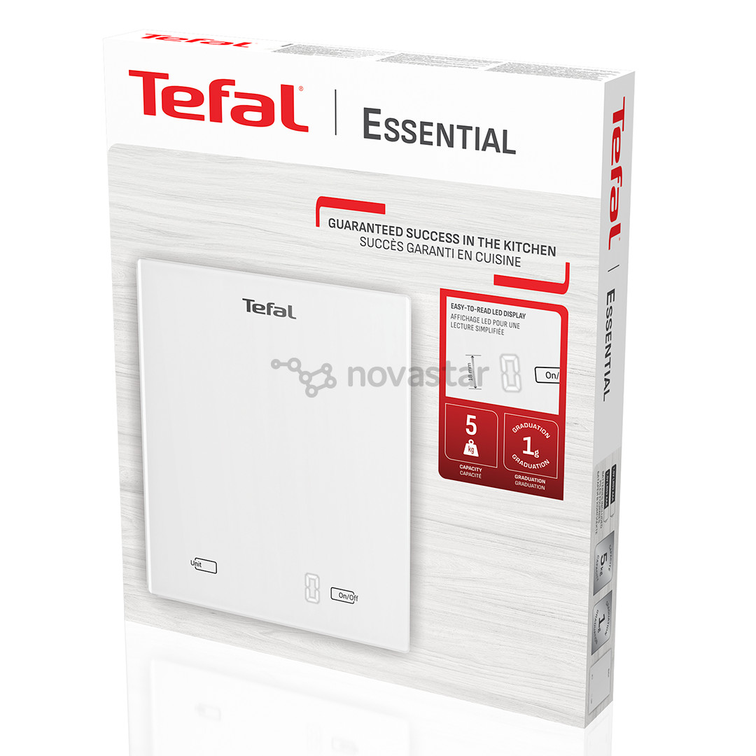 Tefal Essential, white - Kitchen scale