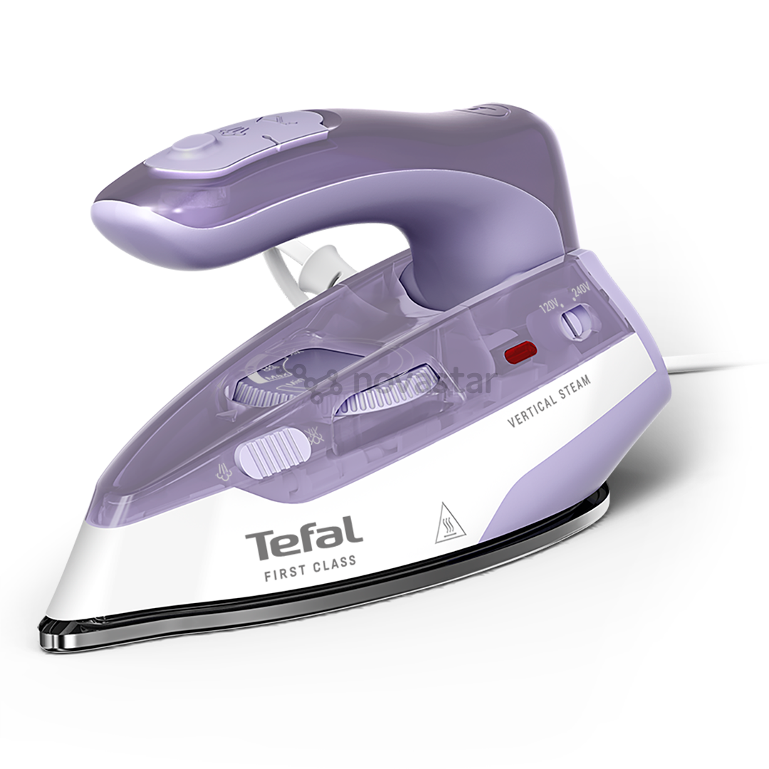 Tefal First Class, 1000 W, purple/white - Travel iron