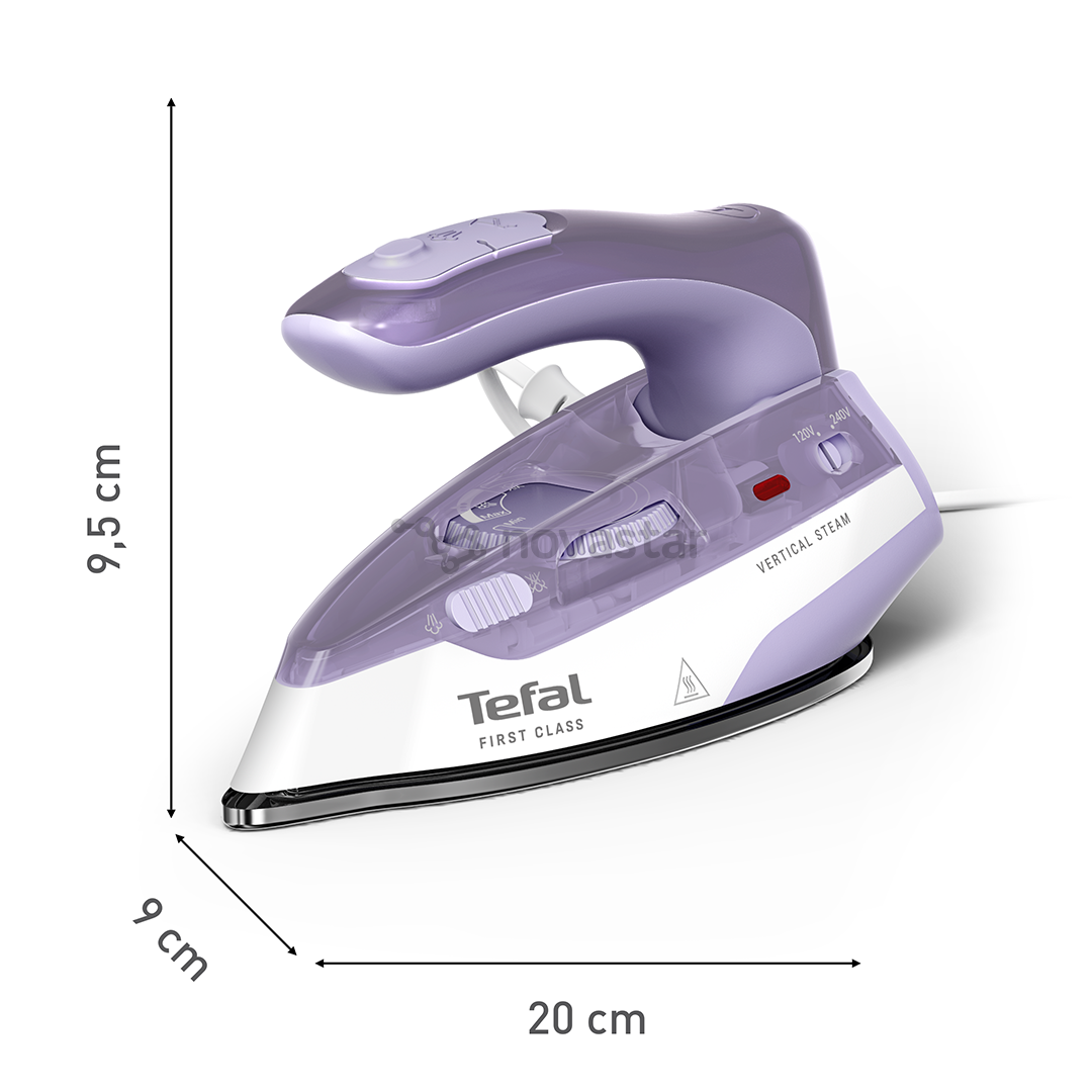 Tefal First Class, 1000 W, purple/white - Travel iron