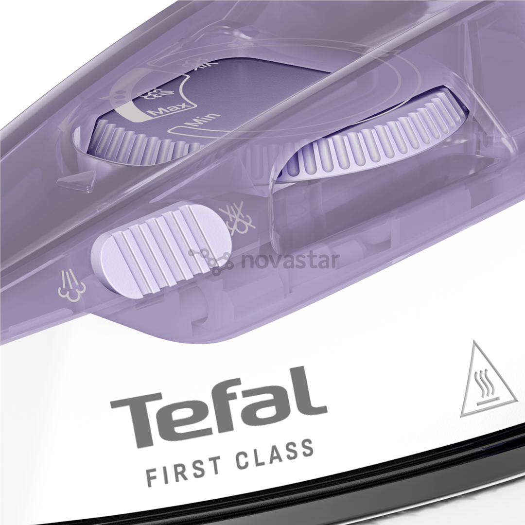 Tefal First Class, 1000 W, purple/white - Travel iron