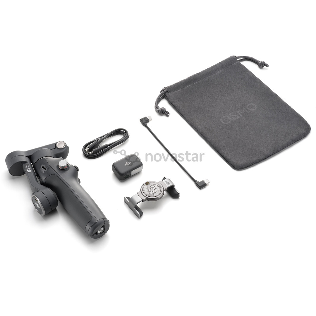 Dji Osmo Mobile 8, juodas - Stabilizatorius