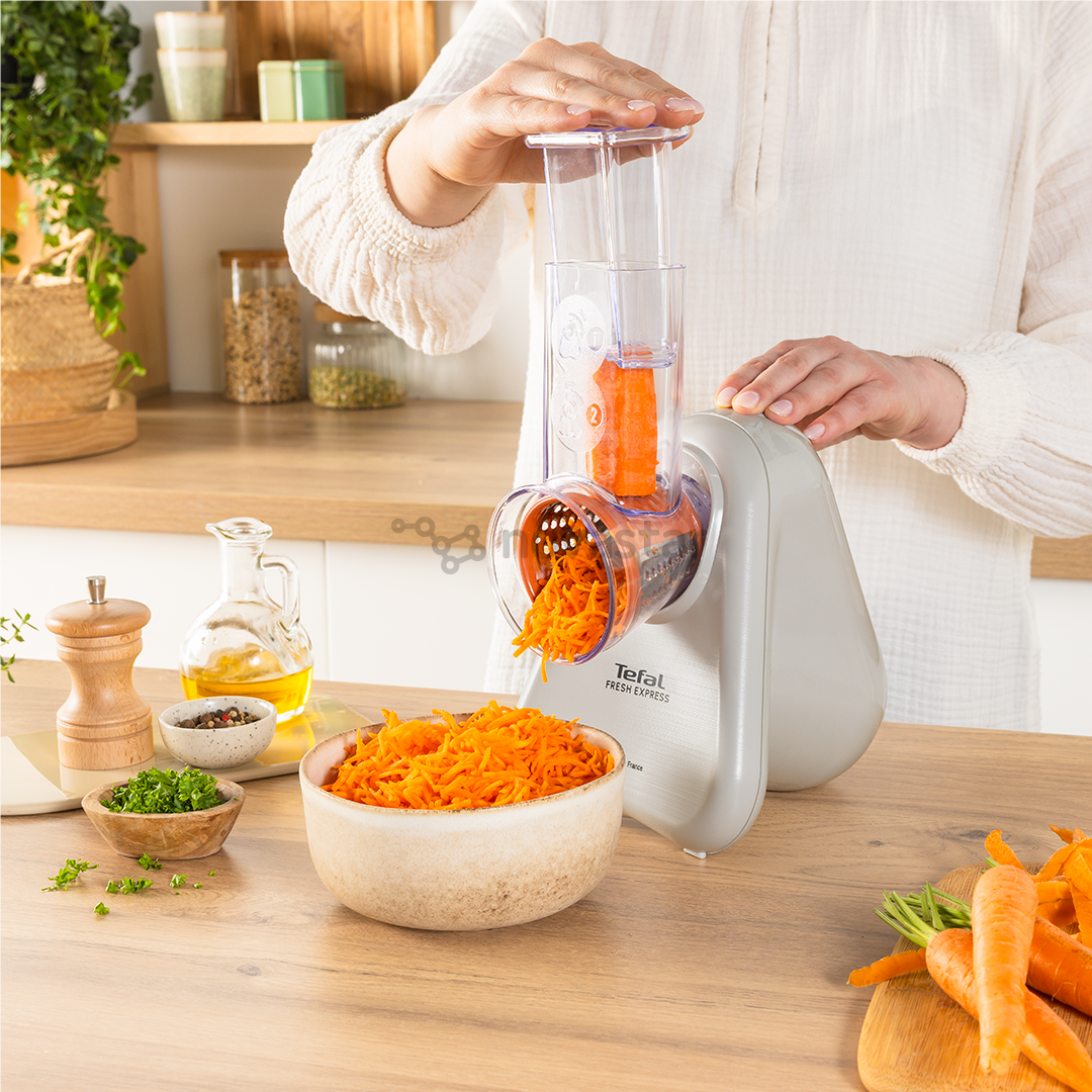 Tefal Fresh Express, šviesiai pilka - Daržovių pjaustyklė