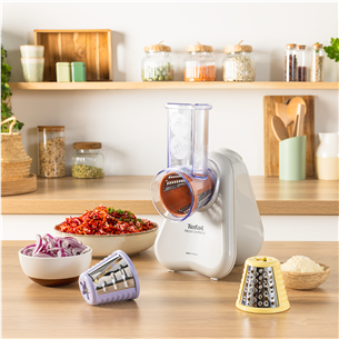 Tefal Fresh Express, šviesiai pilka - Daržovių pjaustyklė