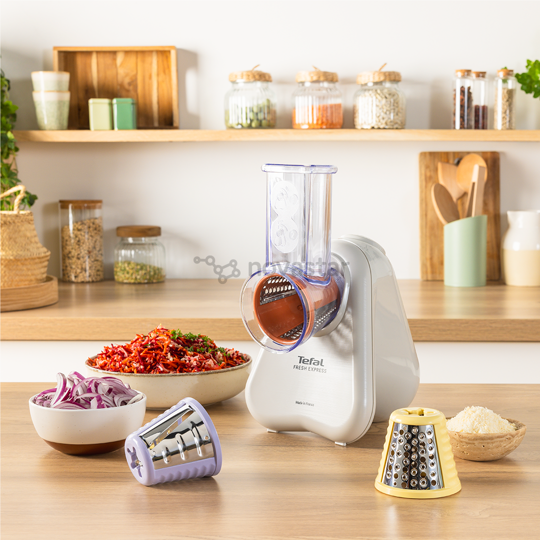 Tefal Fresh Express, šviesiai pilka - Daržovių pjaustyklė