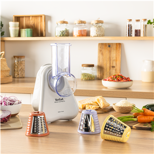 Tefal Fresh Express, šviesiai pilka - Daržovių pjaustyklė