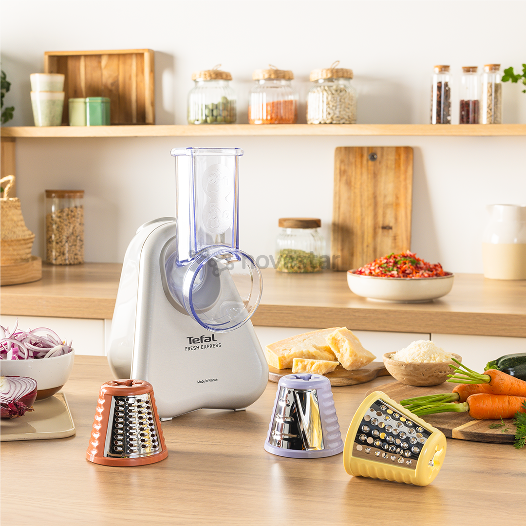 Tefal Fresh Express, šviesiai pilka - Daržovių pjaustyklė