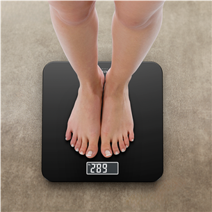 Tefal Premiss, iki 160 kg, juodos - Kūno svarstyklės