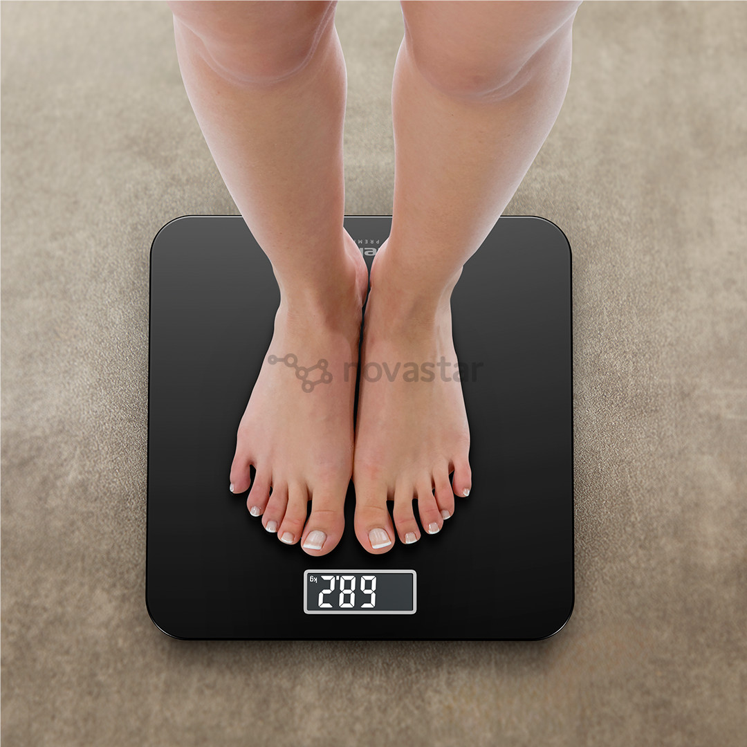 Tefal Premiss, до 160 кг, черный - Напольные весы