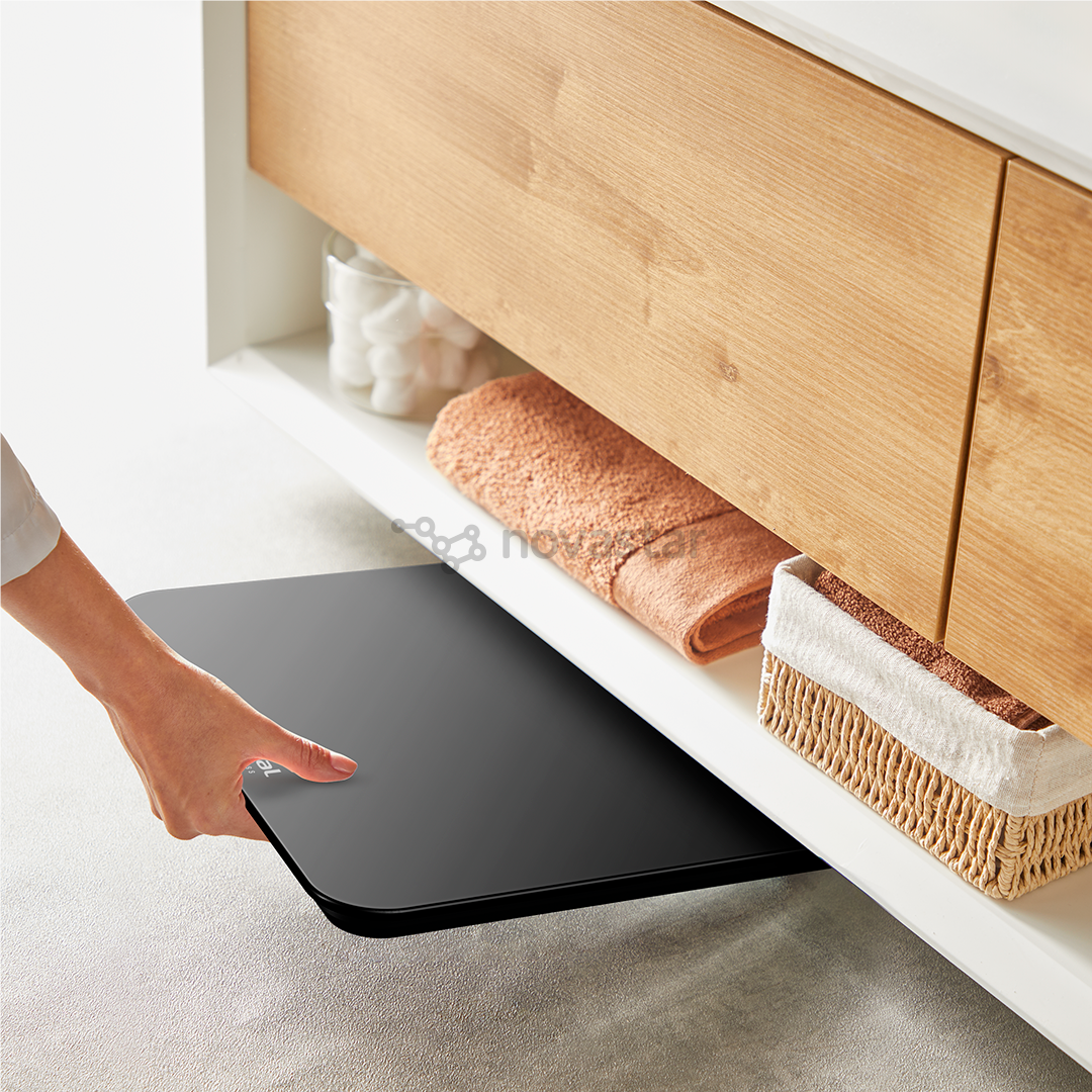 Tefal Premiss, iki 160 kg, juodos - Kūno svarstyklės