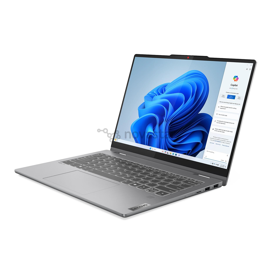 Lenovo IdeaPad 5 2-in-1 Gen 9, 14'', WUXGA, OLED, i5, 16 ГБ, 512 ГБ, ENG, серый - Ноутбук