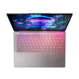 Lenovo Yoga Slim 7 Gen 10 Aura Edition, 14'', WUXGA, OLED, Ultra 5, 16 GB, 512 GB, SWE, pilkas - Nešiojamasis kompiuteris