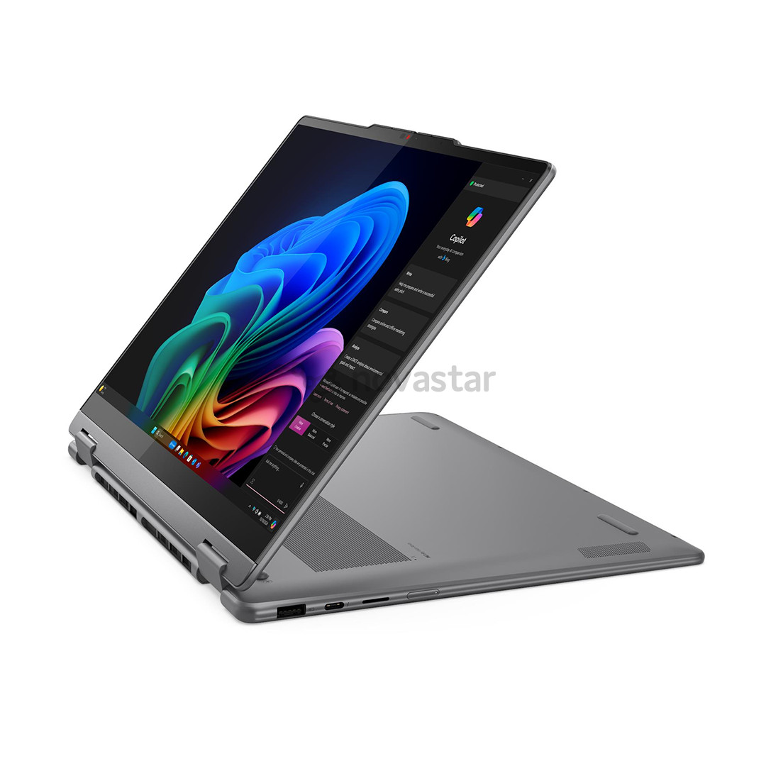 Lenovo Yoga 7 2-in-1 Gen 10, 14'', WUXGA, OLED, Ultra 7, 16 GB, 512 GB, SWE, pilkas - Nešiojamasis kompiuteris