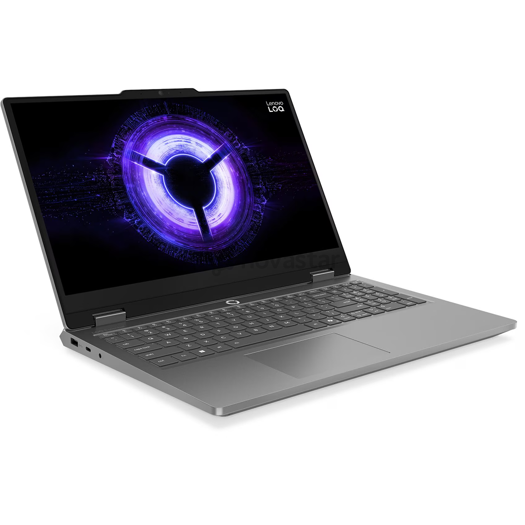 Lenovo LOQ Essential 15IRX11, 15,6'', Full HD, 144 Hz, i5, 16 GB, 512 GB, RTX 5060, ENG, pilkas - Nešiojamasis kompiuteris