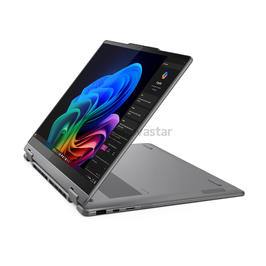 Lenovo Yoga 7 2-in-1 Gen 10, 14'', 2.8K, OLED, 120 Гц, Ultra 7, 32 ГБ, 1 ТБ, ENG, серый - Ноутбук