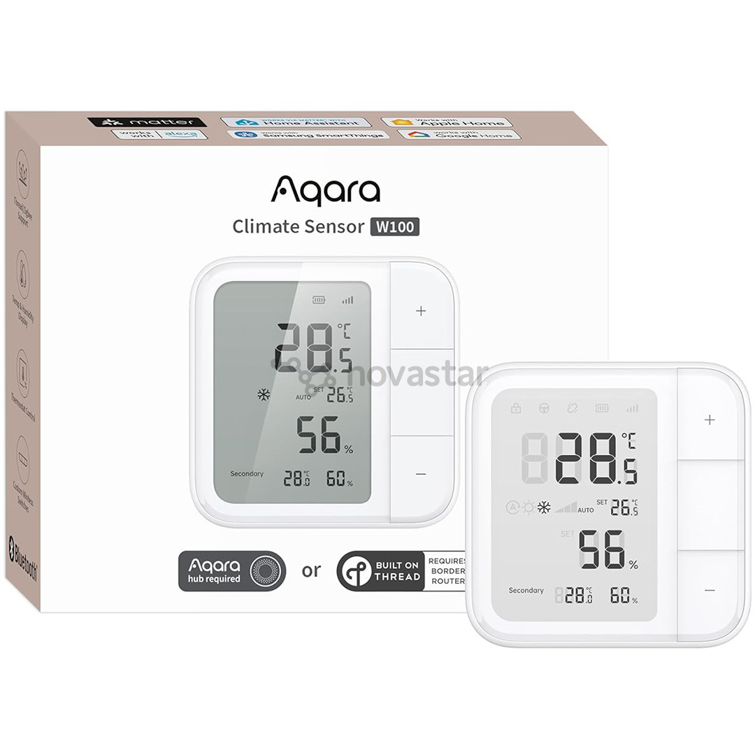 Aqara Climate Sensor W100, baltas - Klimato jutiklis