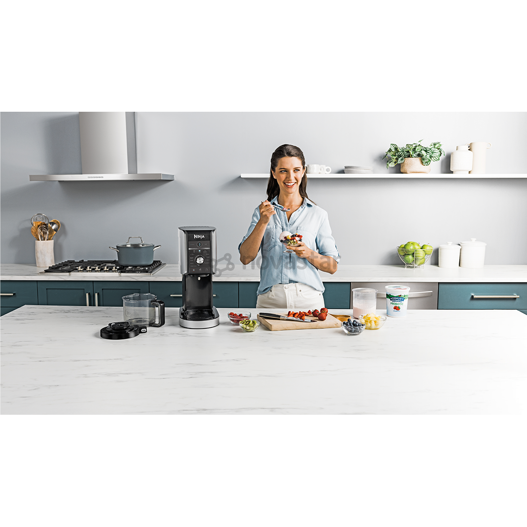 Ninja CREAMi Deluxe, 10-in1, black/silver - Ice cream maker