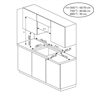 Beko IndyFlex, plotis 60 cm, tamsiai pilka - Įmontuojama indukcinė kaitlentė