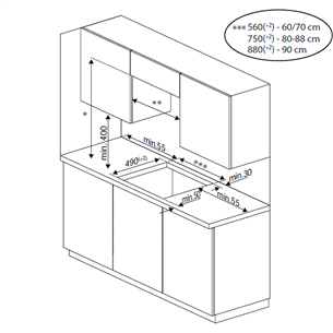 Beko IndyFlex, plotis 60 cm, tamsiai pilka - Įmontuojama indukcinė kaitlentė