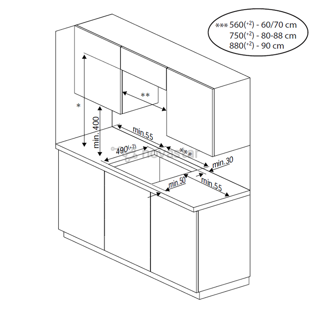 Beko IndyFlex, plotis 60 cm, tamsiai pilka - Įmontuojama indukcinė kaitlentė