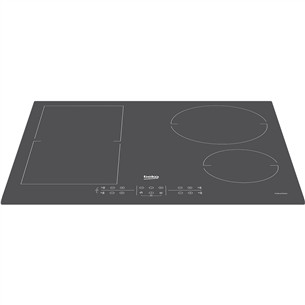 Beko IndyFlex, plotis 60 cm, tamsiai pilka - Įmontuojama indukcinė kaitlentė