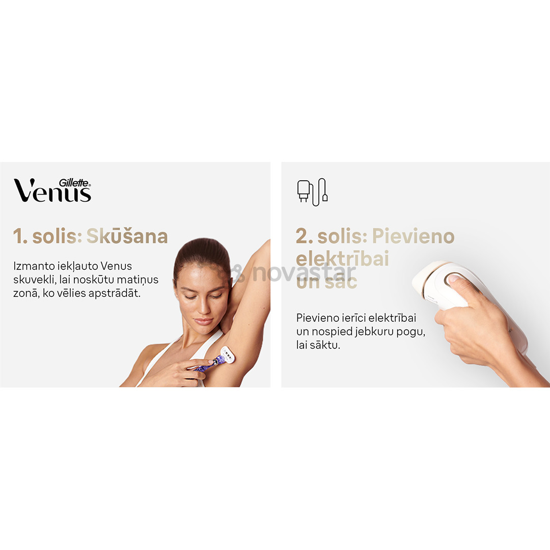 Braun Silk-expert Pro 5, белый/золотистый - Фотоэпилятор IPL