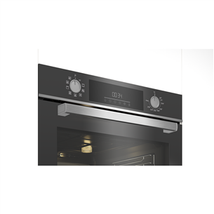 Beko, 72 L, catalytic cleaning, dark grey - Built-in oven
