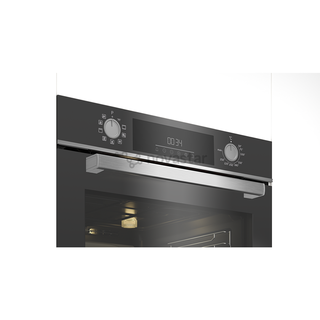 Beko, 72 L, catalytic cleaning, dark grey - Built-in oven