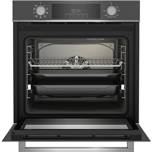 Beko, 72 L, catalytic cleaning, dark grey - Built-in oven