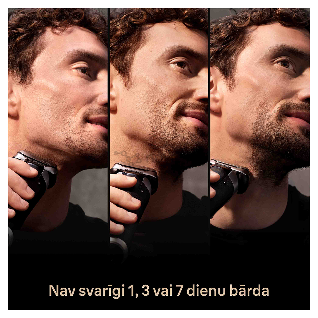 Braun Series 9 Pro+ Wet & Dry, станция 6 в 1 SmartCare и зарядный футляр PowerCase, серебристый - Бритва