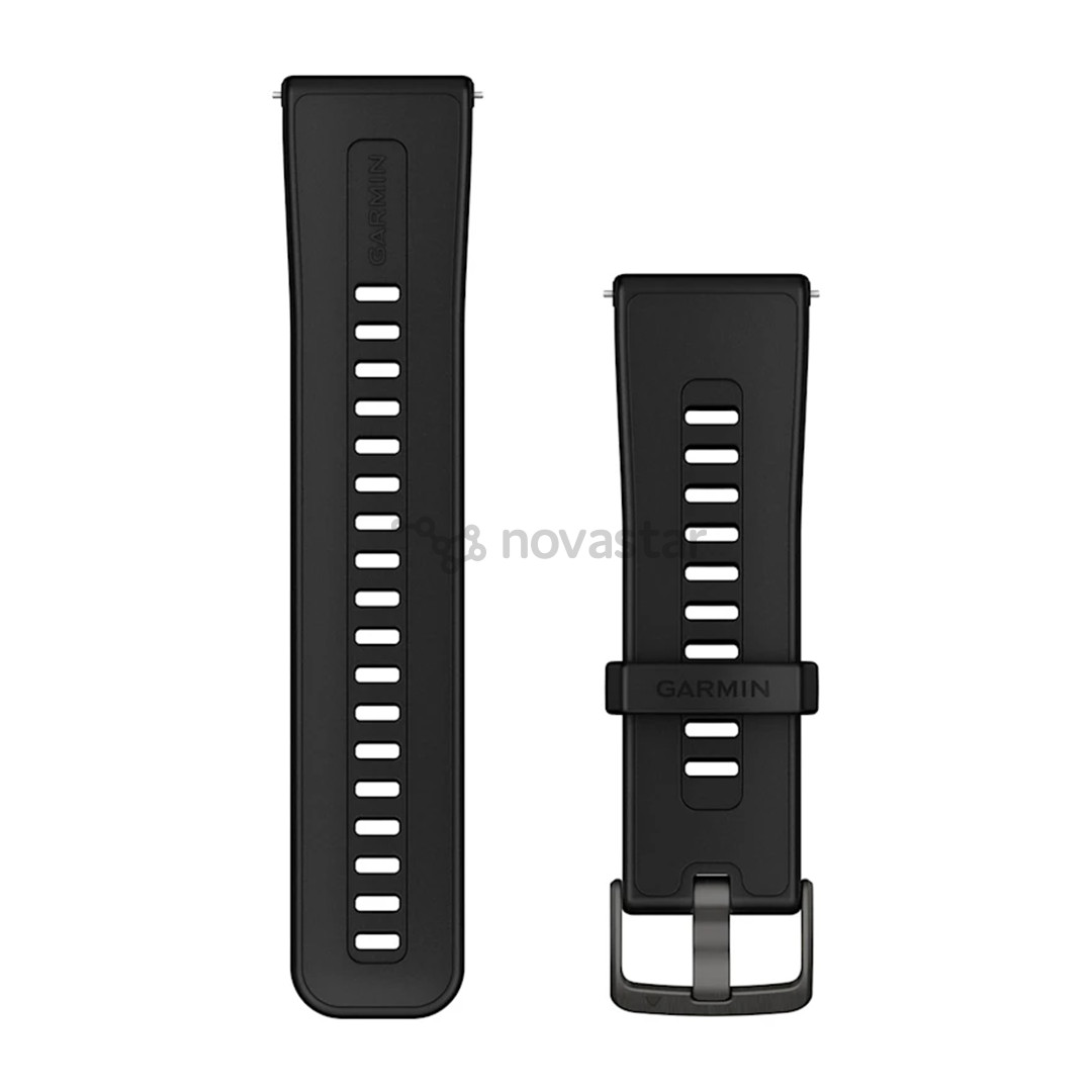 Garmin Quick Release Bands, 24 mm, silicone, black - Watch band