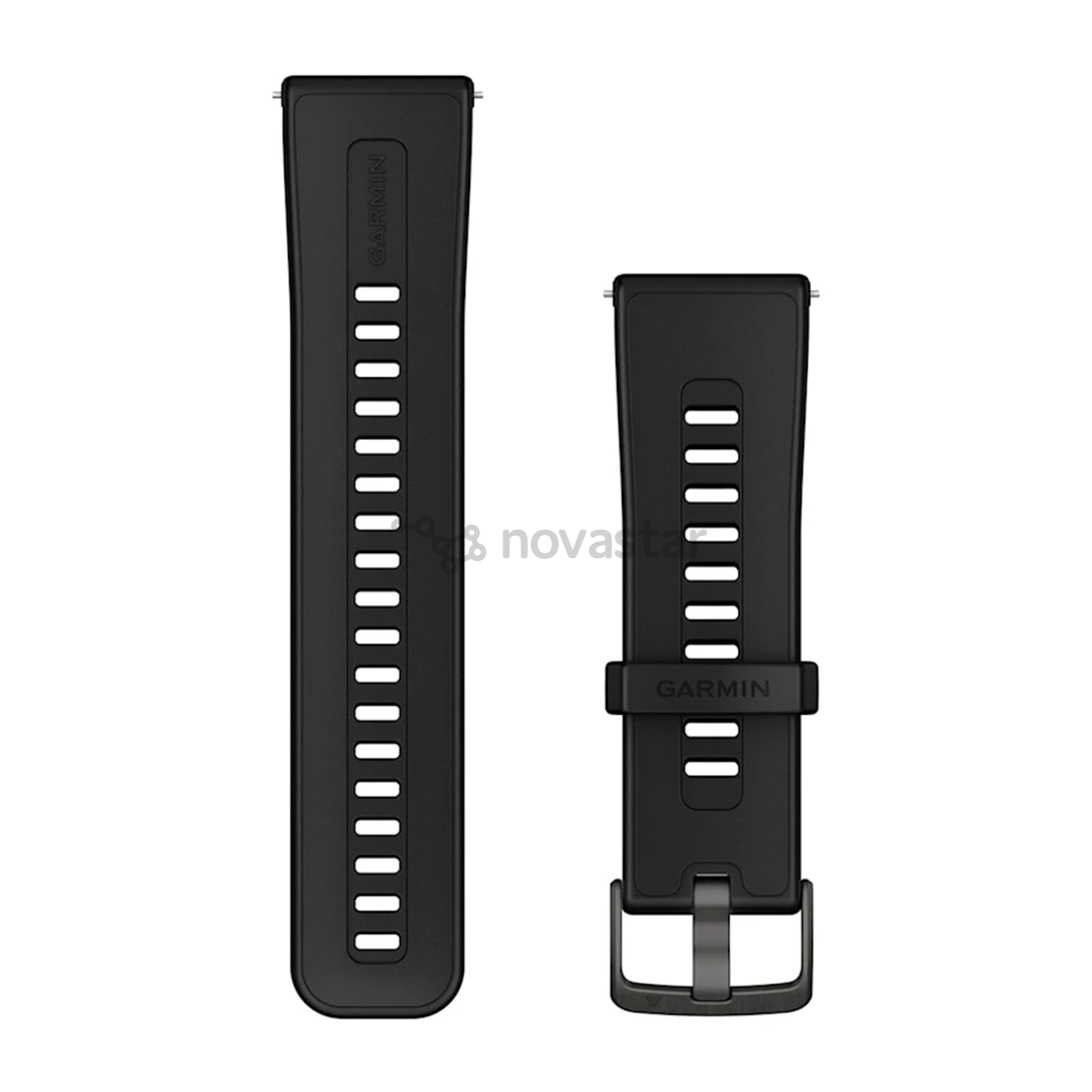 Garmin Quick Release Bands, 24 mm, silicone, black - Watch band