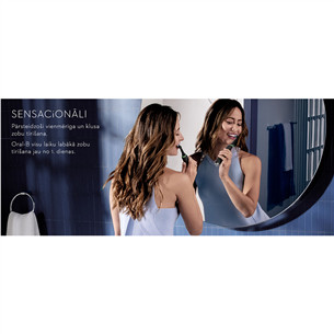 Braun Oral-B iO 10, juodas - Elektrinis dantų šepetėlis