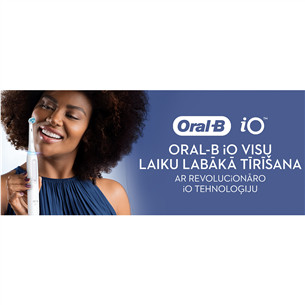 Braun Oral-B iO5, baltas - Elektrinis dantų šepetėlis