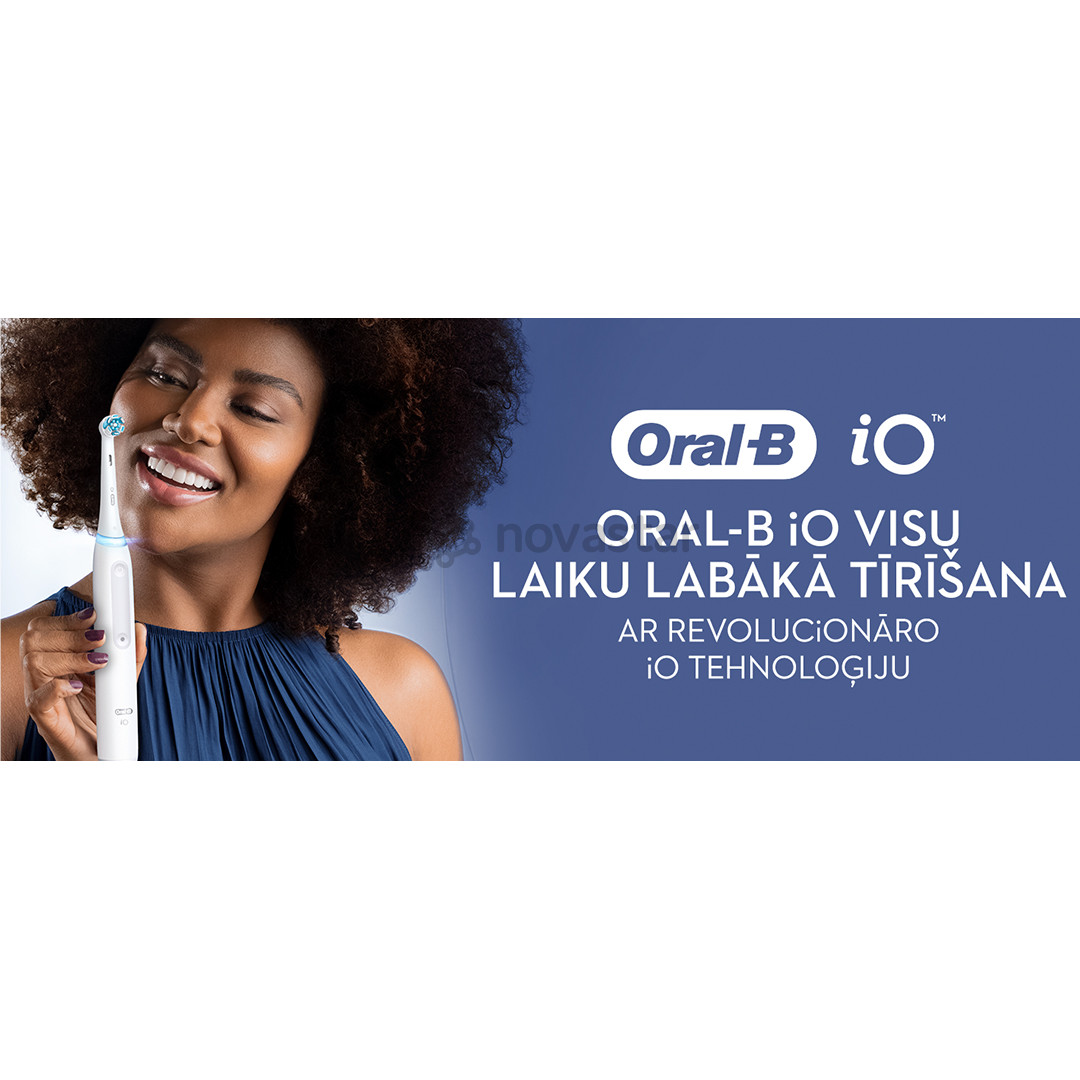Braun Oral-B iO5, baltas - Elektrinis dantų šepetėlis