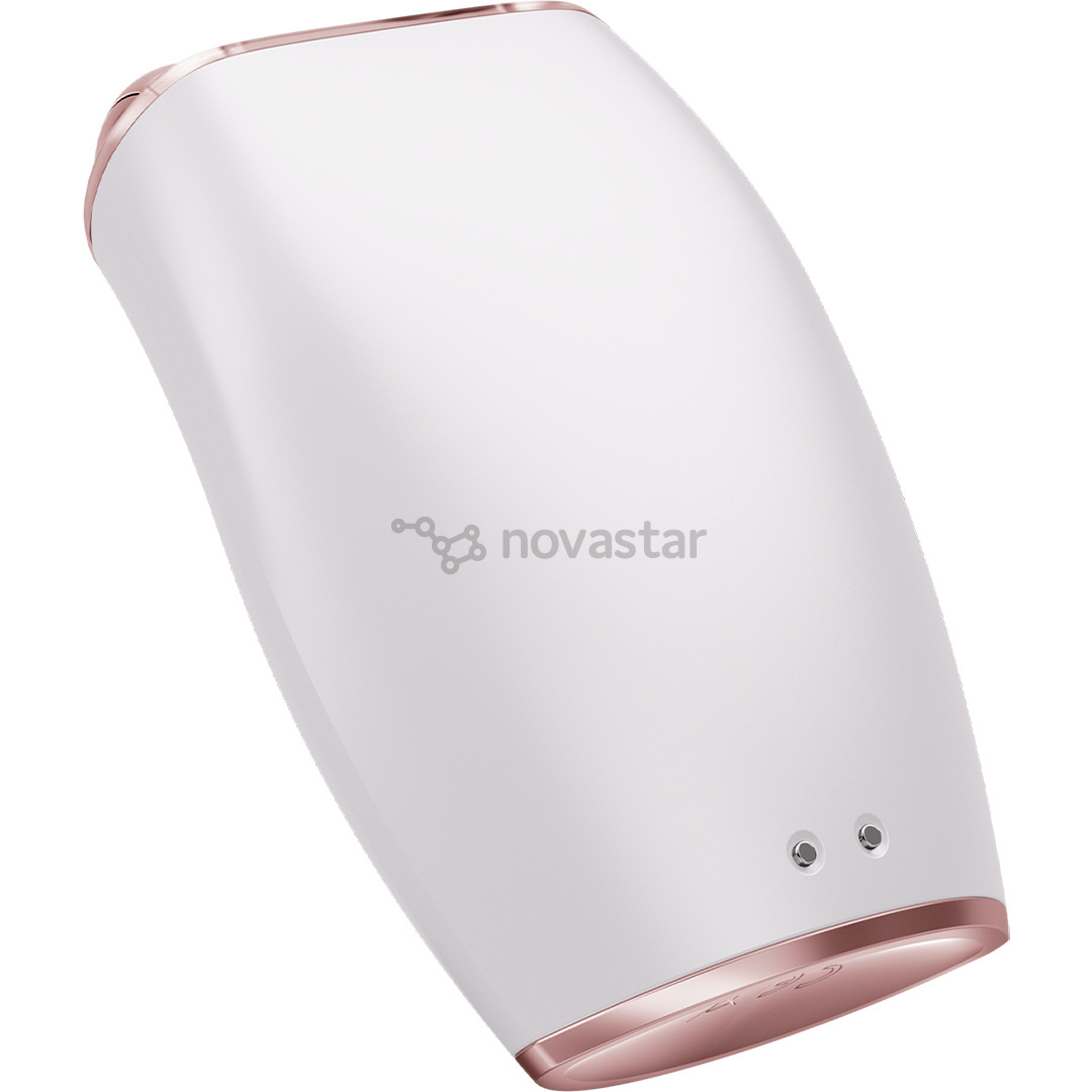 Geske SmartAppGuided, 7-in1, white/pink - Electric pumice foot smoothing roller