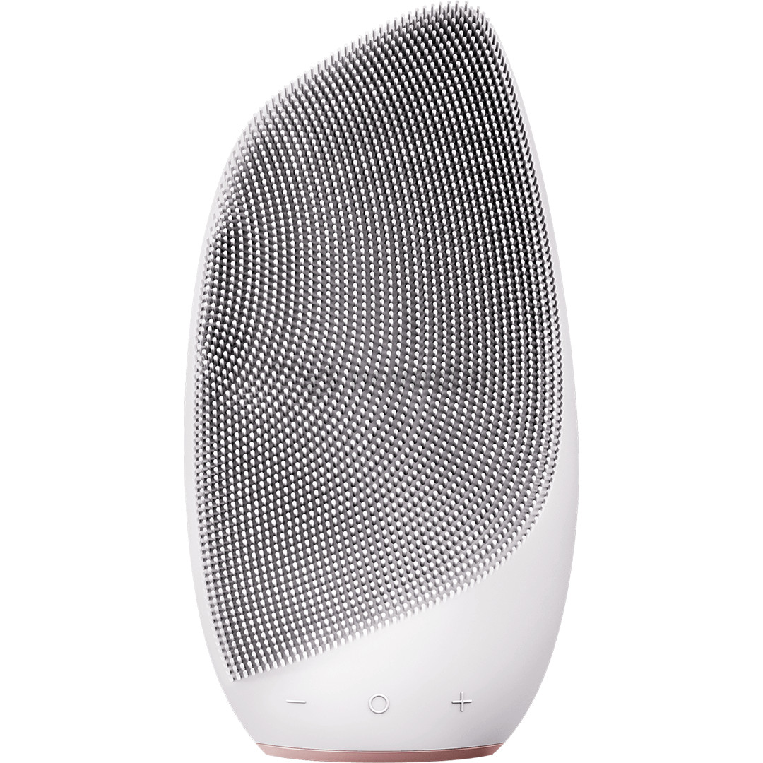 Geske Sonic Thermo Facial Brush | 6 in 1, white/pink - Facial skincare device