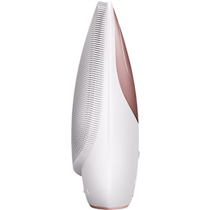 Geske Sonic Thermo Facial Brush | 6 in 1, white/pink - Facial skincare device