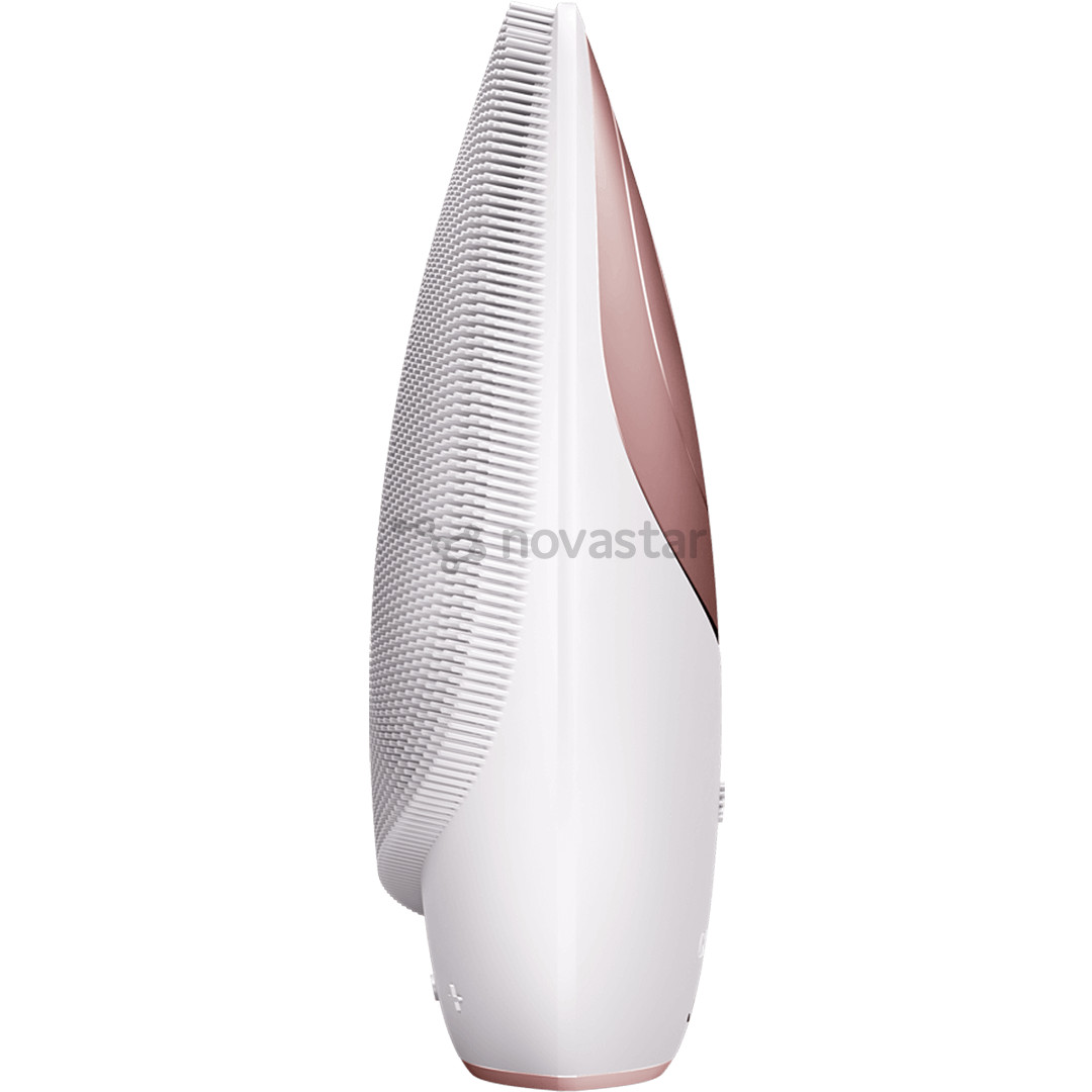 Geske Sonic Thermo Facial Brush | 6 in 1, white/pink - Facial skincare device