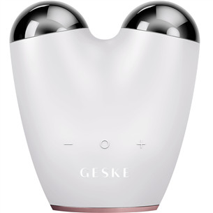 Geske SmartAppGuided, 6-in-1, white/pink - Microcurrent face lifter