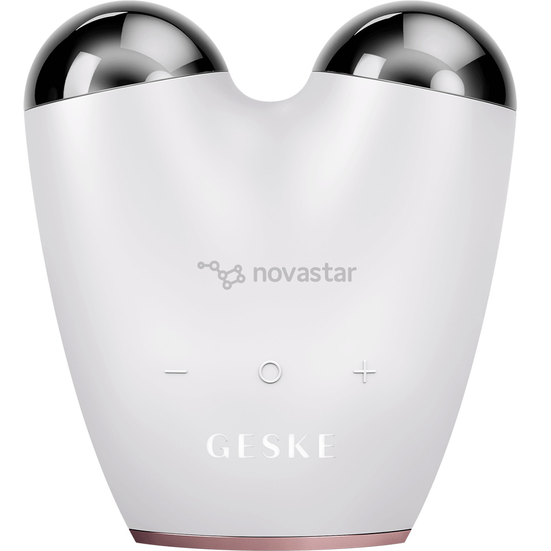 Geske SmartAppGuided, 6-in-1, white/pink - Microcurrent face lifter