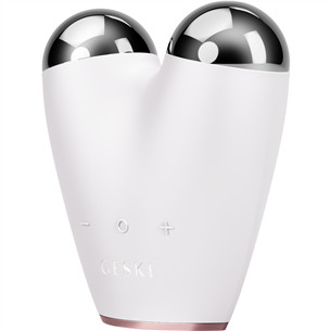 Geske SmartAppGuided, 6-in-1, white/pink - Microcurrent face lifter