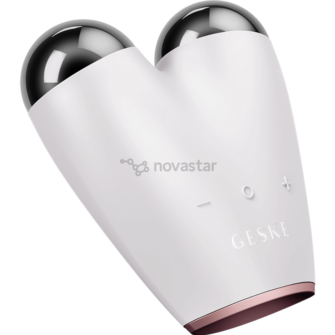 Geske SmartAppGuided, 6-in-1, white/pink - Microcurrent face lifter