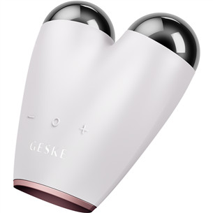 Geske SmartAppGuided, 6-in-1, white/pink - Microcurrent face lifter