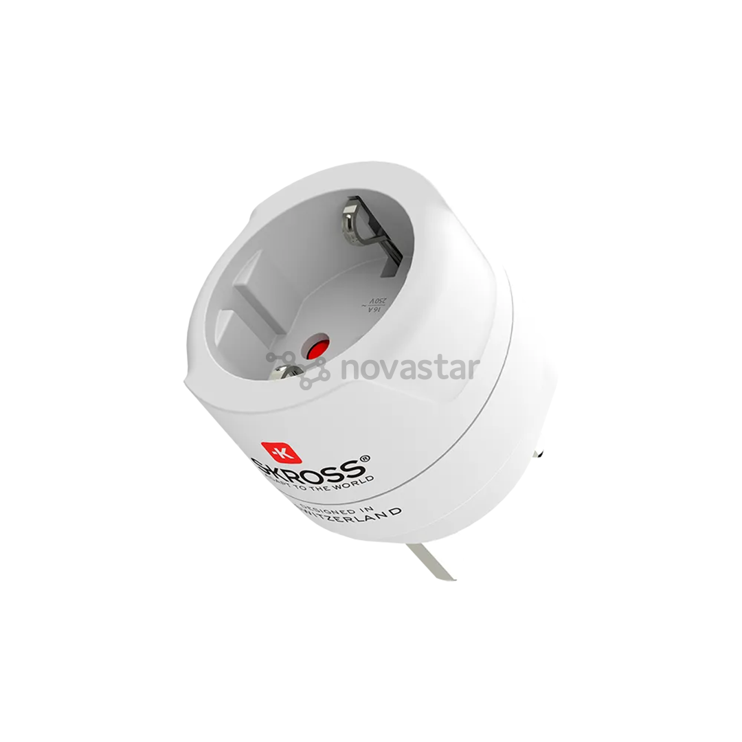 Skross Europe to UK, baltas - Adapteris