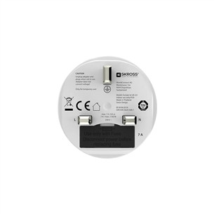 Skross Europe to UK, белый - Дорожный адаптер