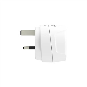 Skross Europe to UK, белый - Дорожный адаптер