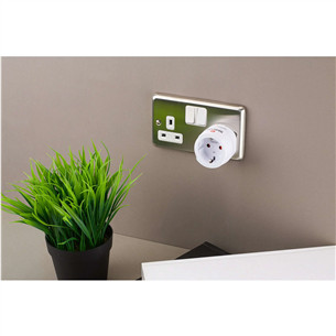 Skross Europe to UK, белый - Дорожный адаптер