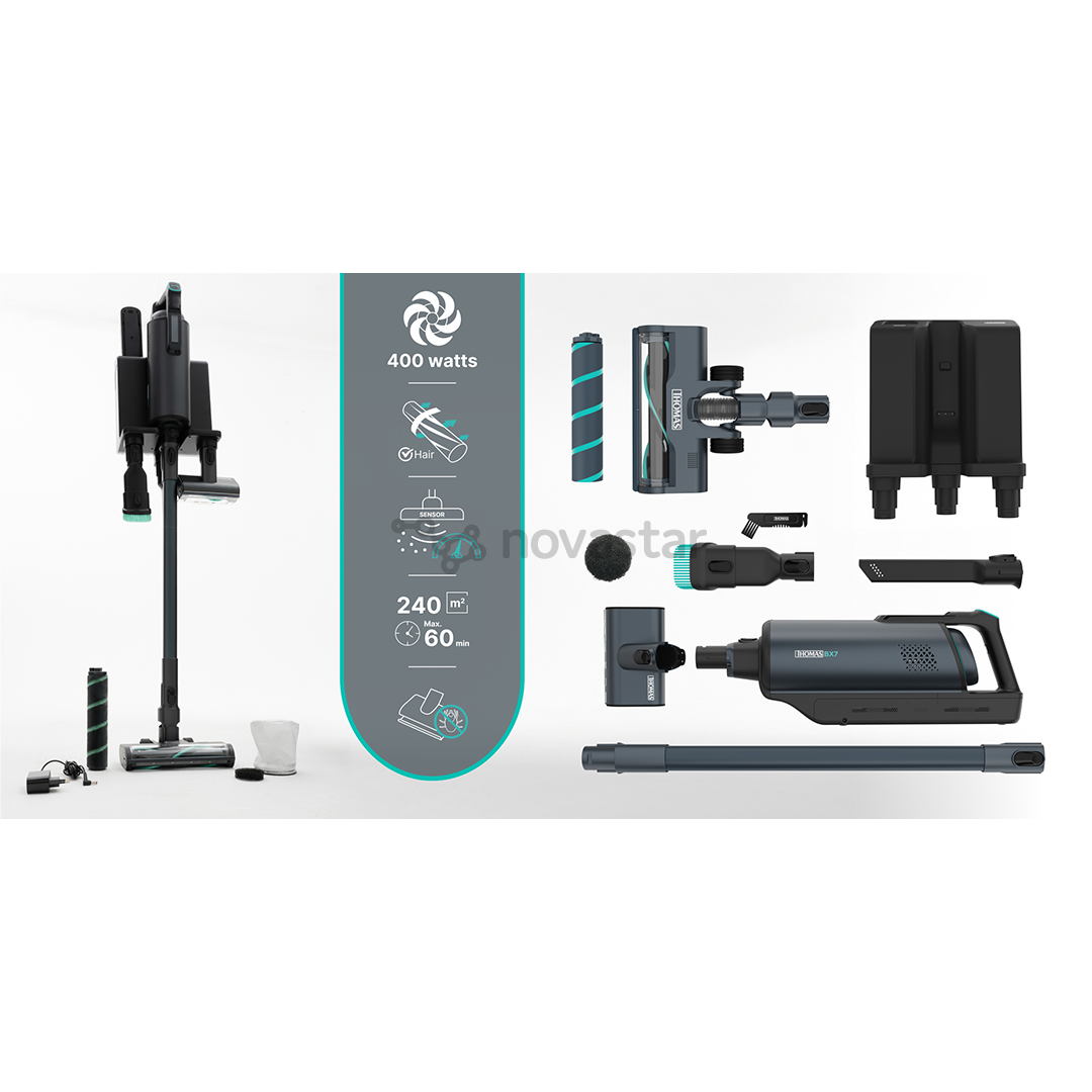 Thomas BX7, темно-синий - Беспроводной пылесос