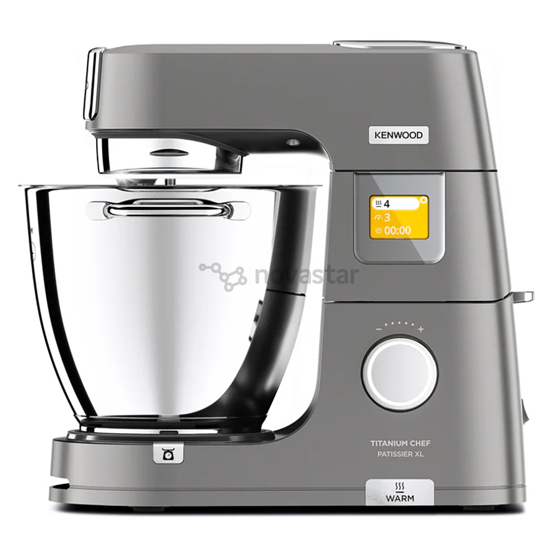 Kenwood Titanium Chef Patissier XL, 7 L/5 L, 1400 W, pilkas - Virtuvinis kombainas