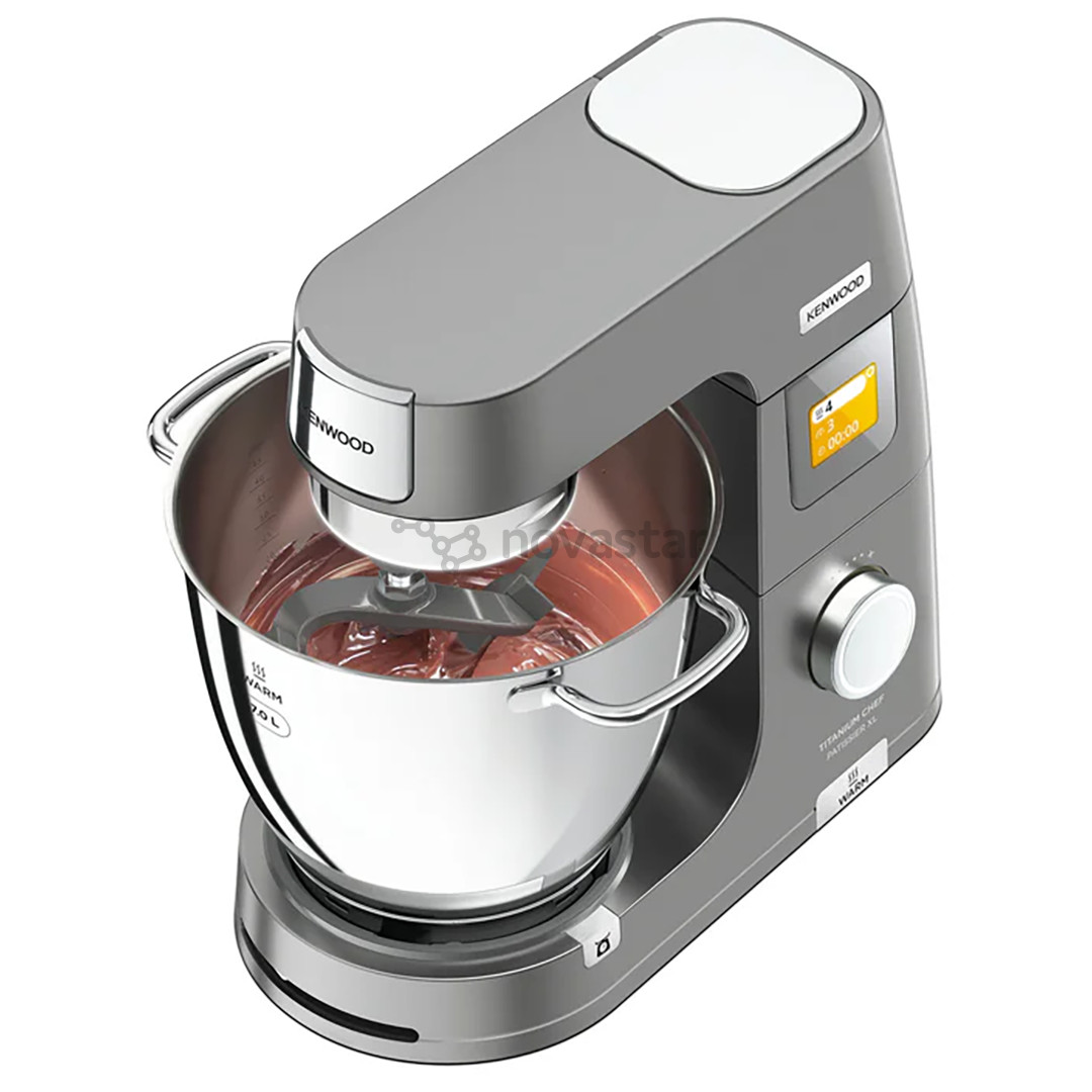 Kenwood Titanium Chef Patissier XL, 7 L/5 L, 1400 W, pilkas - Virtuvinis kombainas